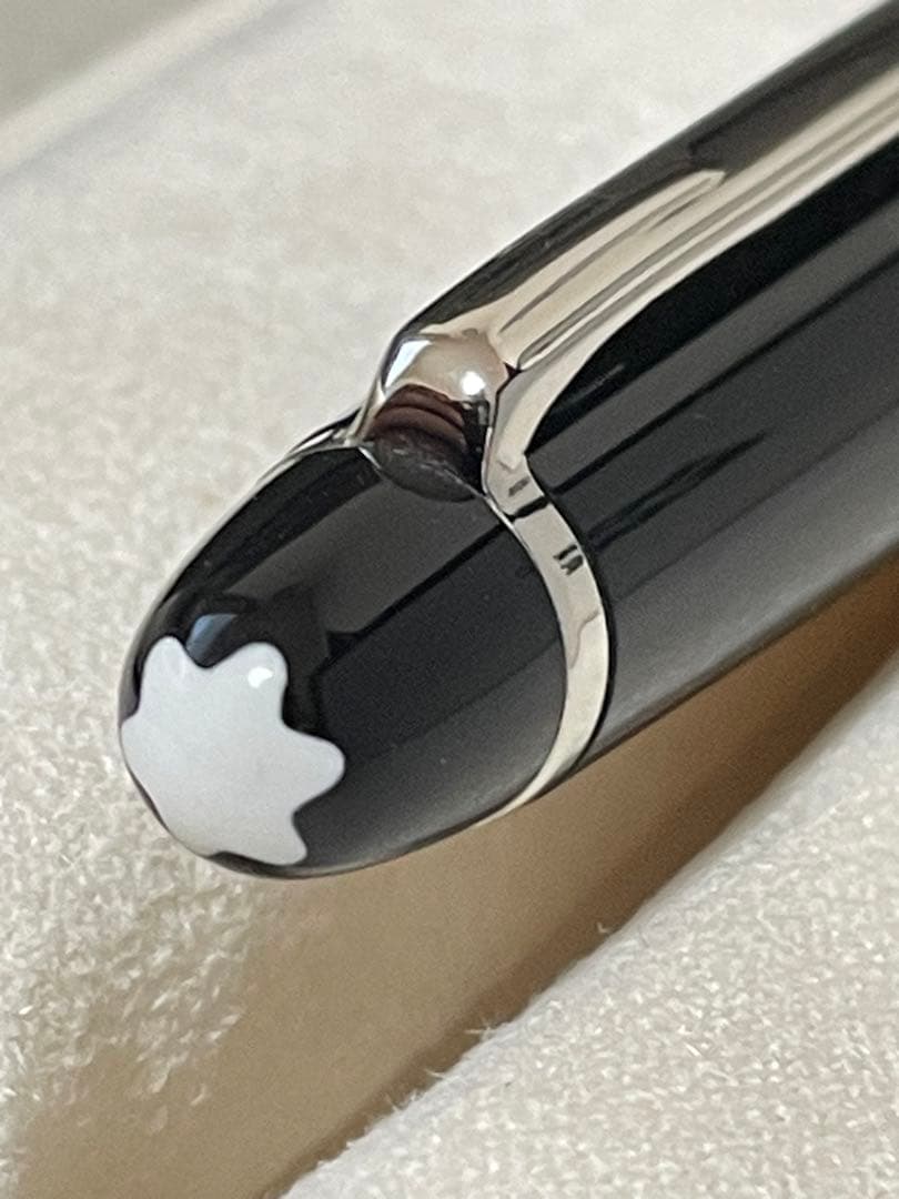 ◾️MONTBLANC モンブランミッドサイズ ボールペン ◾️プラチナ◾️化粧箱付