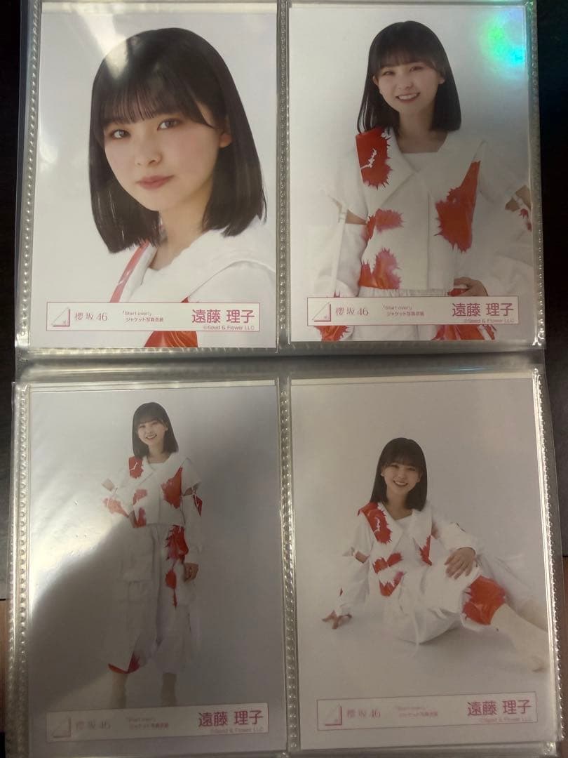 櫻坂46 3期生　生写真　start overジャケット　静寂の暴力フルコンプ