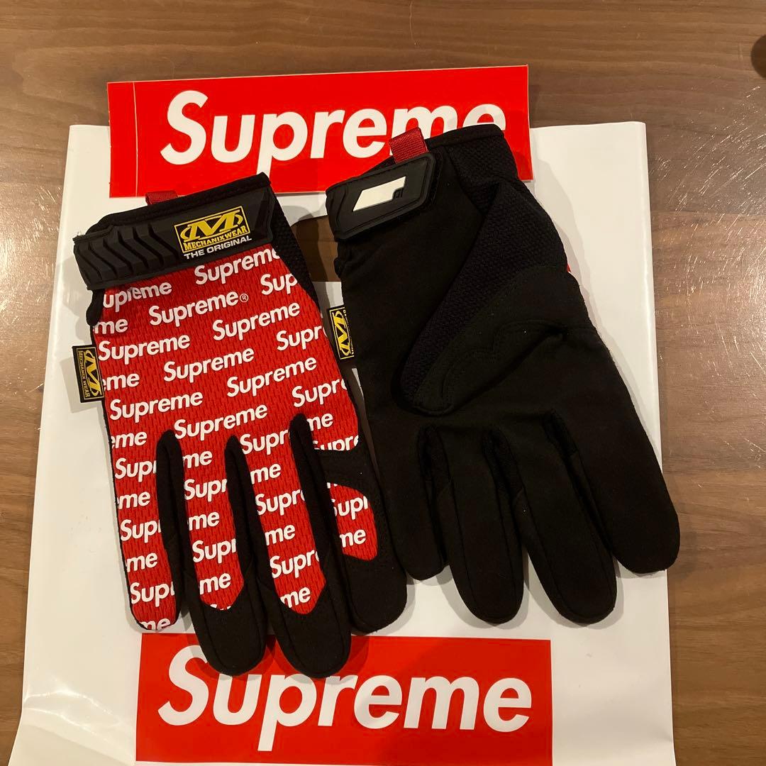 Supreme Mechanix Wear グローブ レッド/ブラック　L