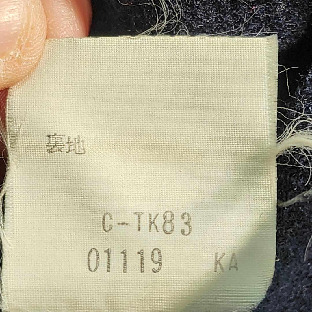 専用　売約済み　バーバリー リバーシブルコート ダブルフェイス ネイビー　7号