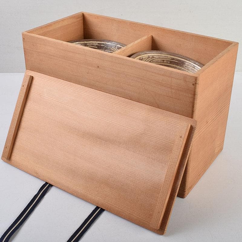 茶道具　河合瑞豊作　刷毛目　三島　数茶碗　十客　共箱　M　R9383H