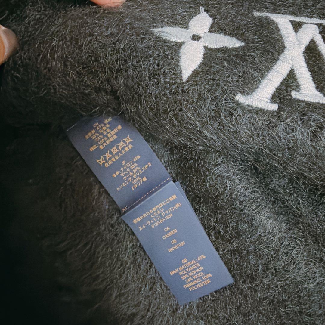 LOUIS VUITTON ダークグレー ニット帽