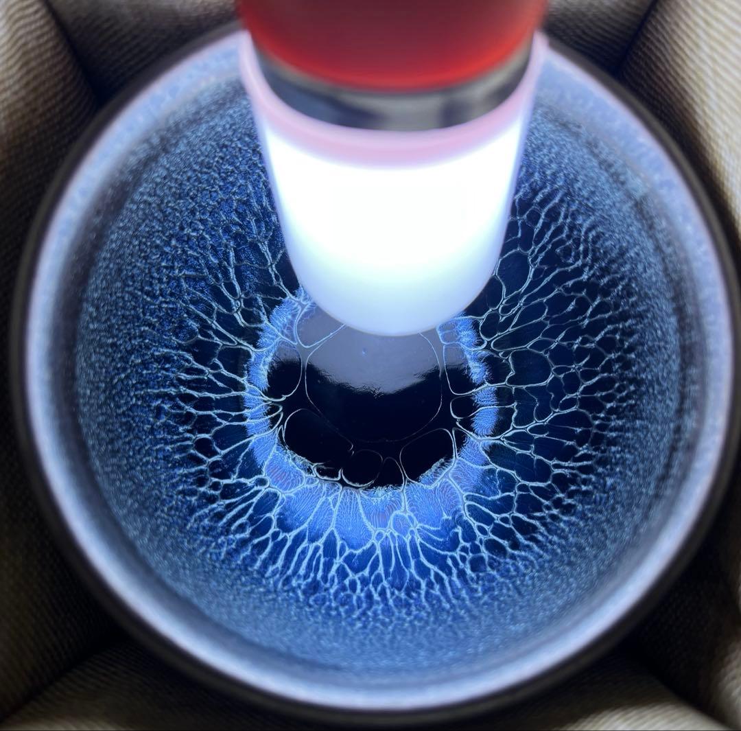 中国曜変天目茶碗2個セット　油滴天目　福建　建盏　建陽