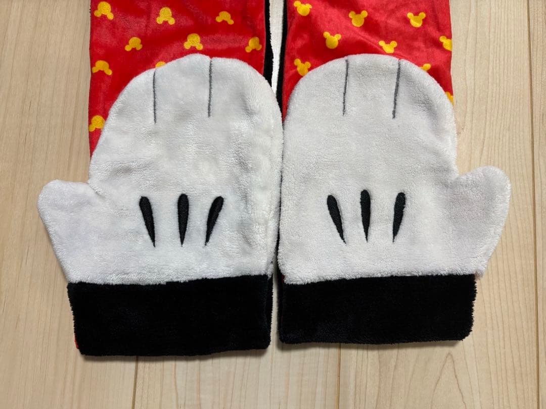 【ディズニー】ミッキー・ミニー マフラーファンキャップ