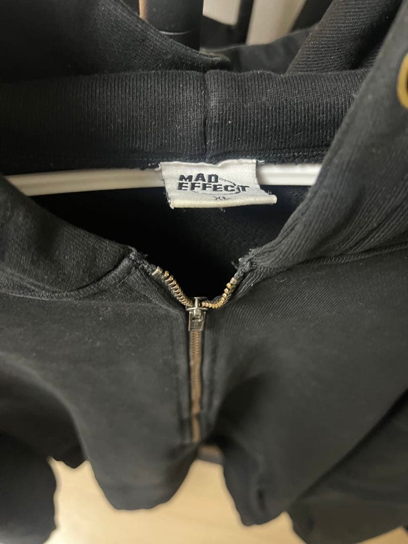 MAD EFFECT レイヤードパーカー
