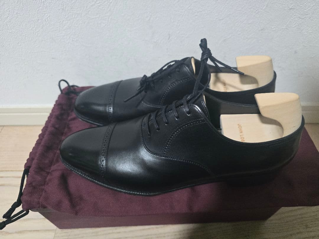 ※純正シューツリー＆未使用品　JOHN LOBB　Philip Ⅱ 6.5