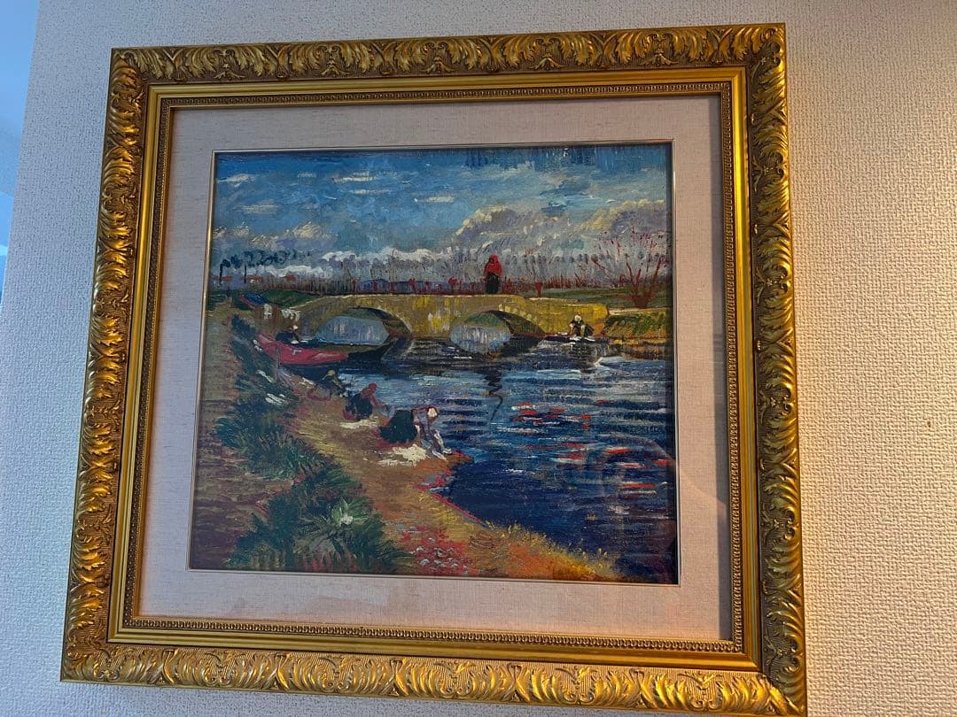 フィンセント・ファン・ゴッホ ヴィゲラ運河にかかるグレーズ橋　ポーラ美術館