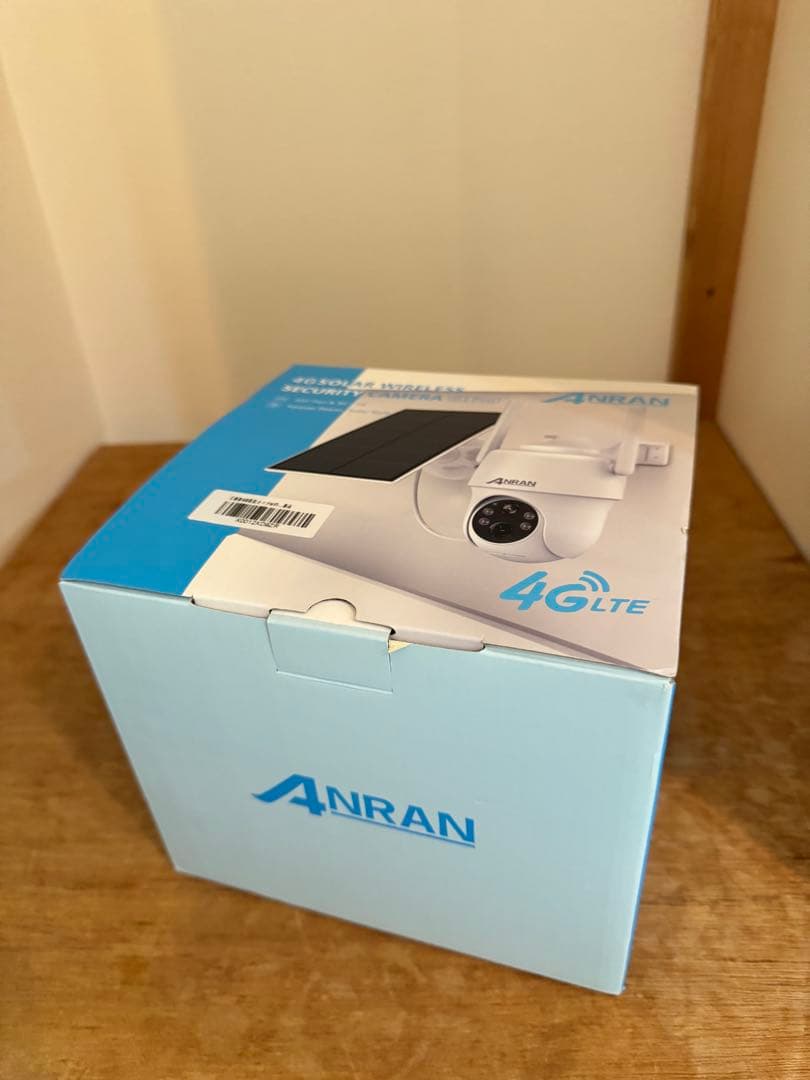 最新4G防犯カメラ・wifi不要・SIM/SDカード内蔵 ANRAN 電源不要