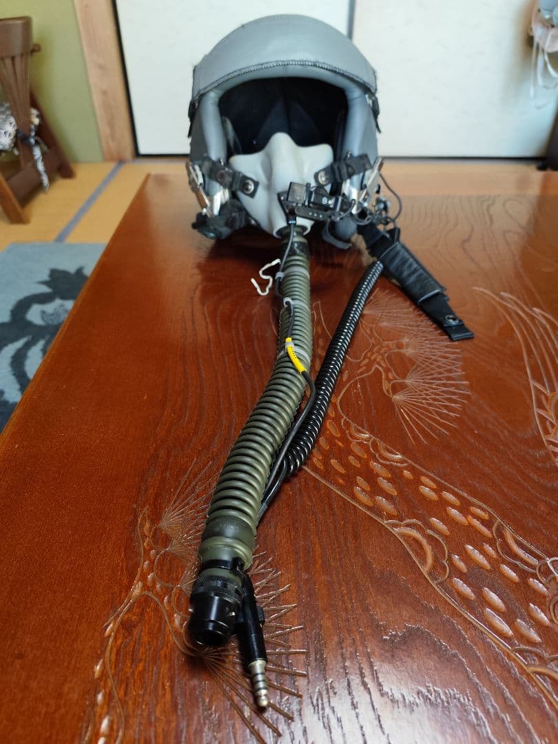 輸送機クルーヘルメット　マスク、ブーム マイク付き