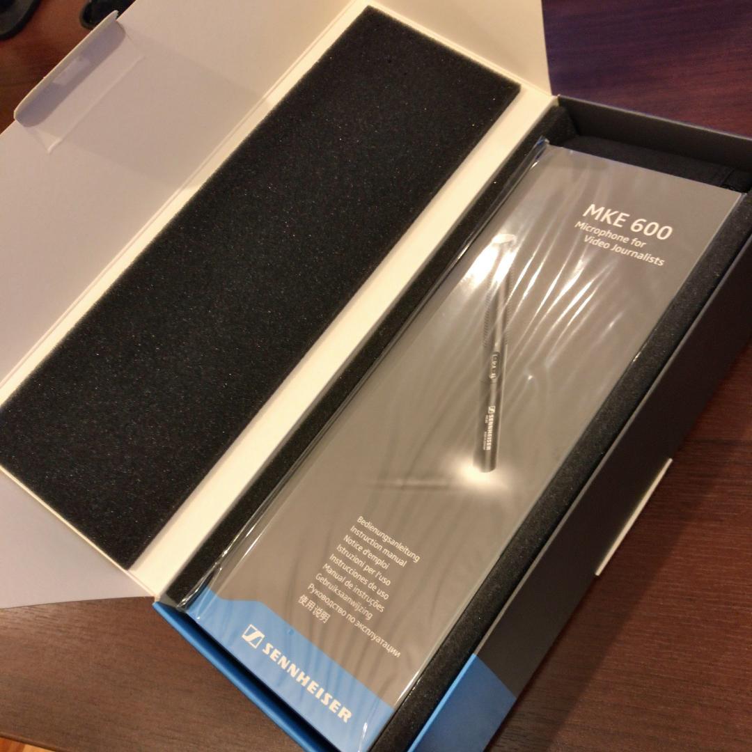 【無傷美品】Sennheiser MKE600 ビデオカメラ用コンデンサーマイク