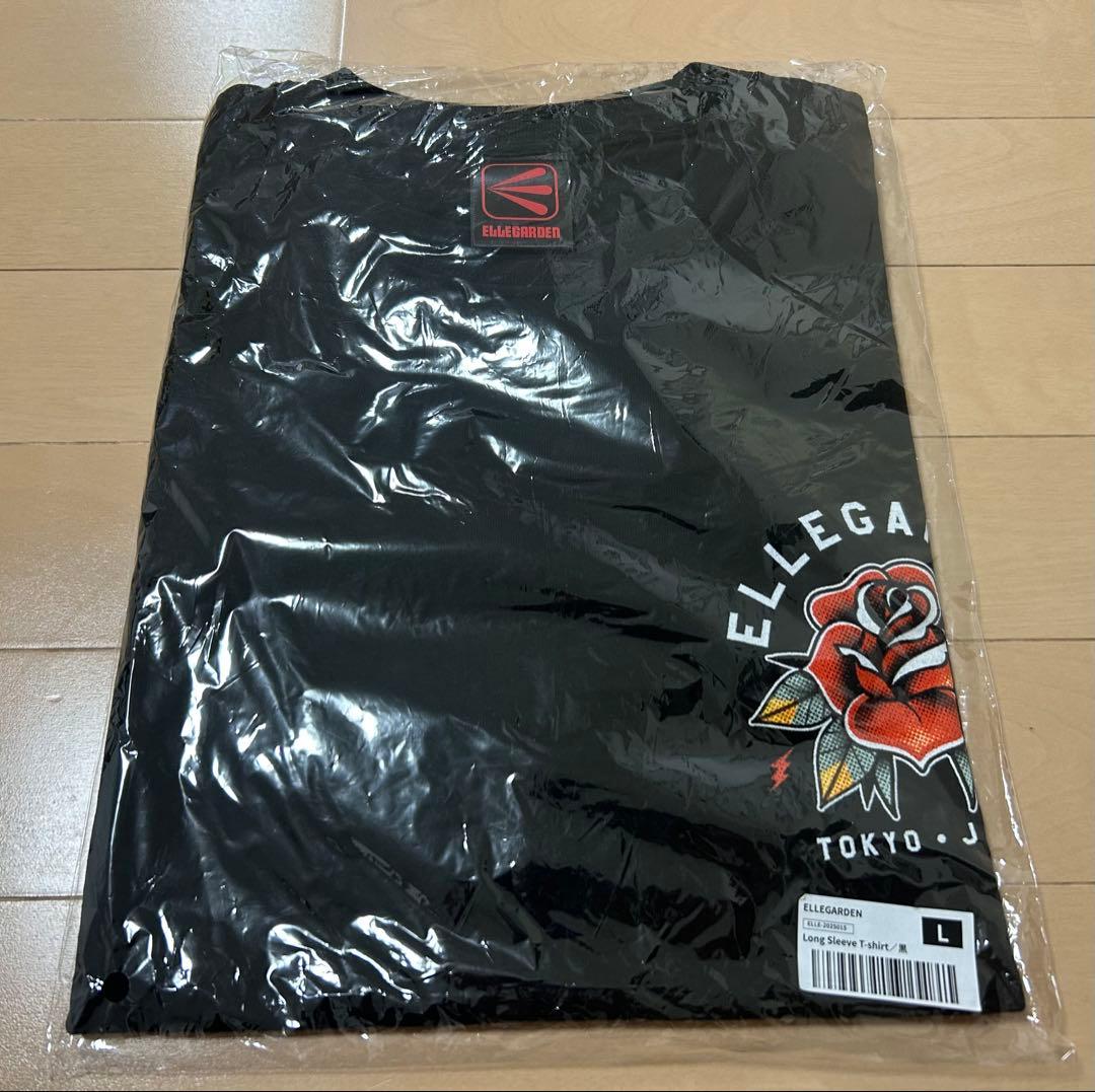 新品!! ELLEGARDEN ロングTシャツ ロンT 黒色 Lサイズ