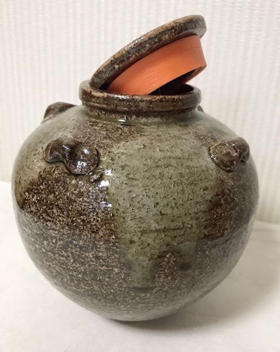 信楽焼  茶壷  骨董品  アンティーク  茶壺