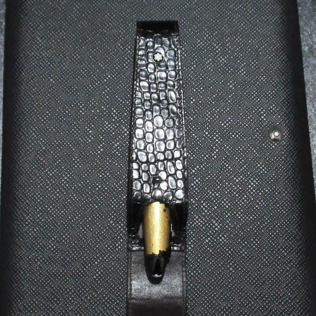 モンブラン ペンケース ペンポーチ アリゲーター型押し 1本用 112599