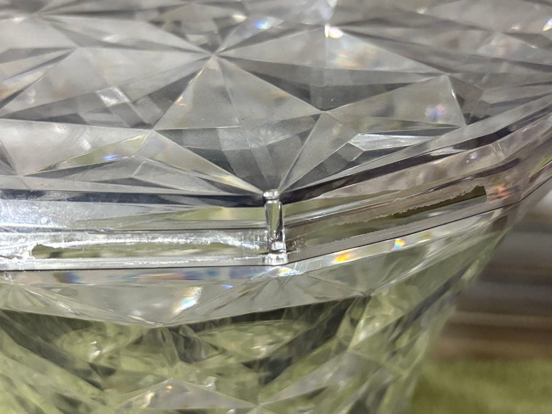 ☆GF219【中古品】 Kartell カルテル クリスタル ストーン スツール