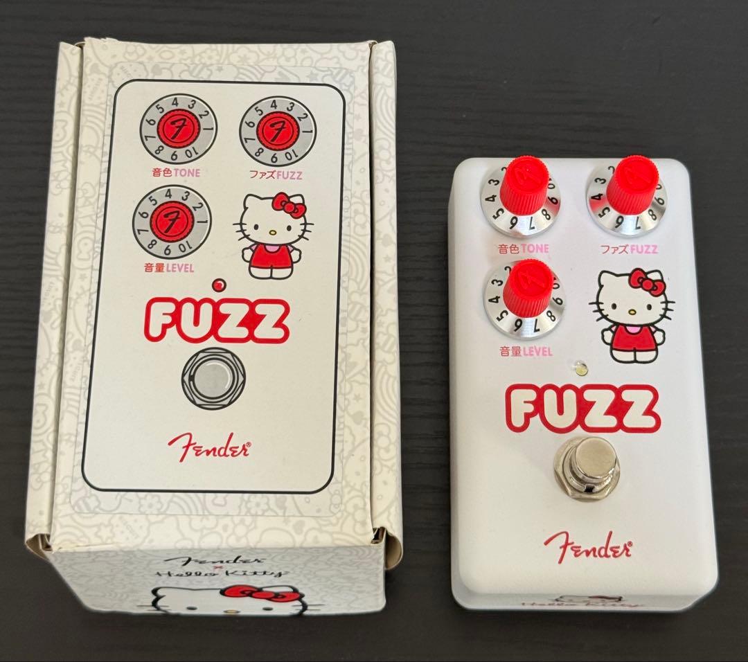 Fender×ハローキティ FUZZ エフェクター ホワイト