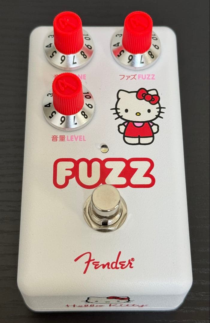 Fender×ハローキティ FUZZ エフェクター ホワイト