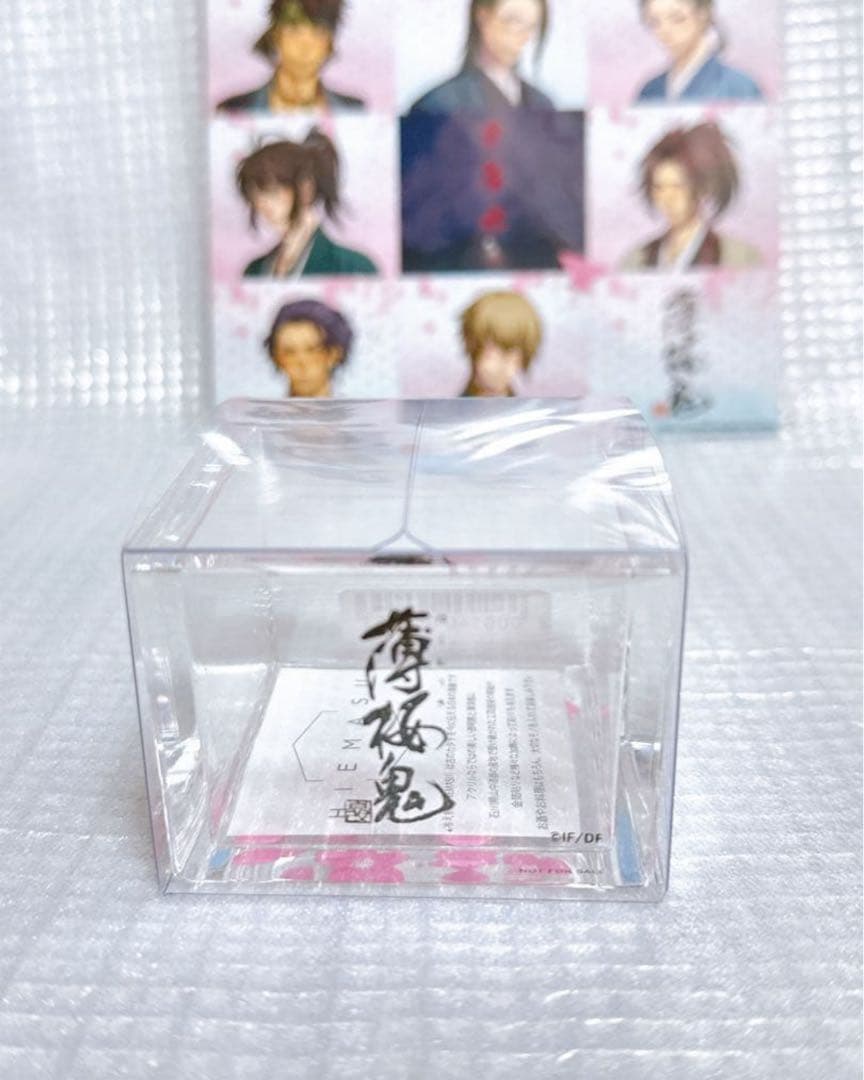 コラボ酒ガチャ 薄桜鬼 クリア枡 イラストカード 土方歳三 斎藤一 風間千景