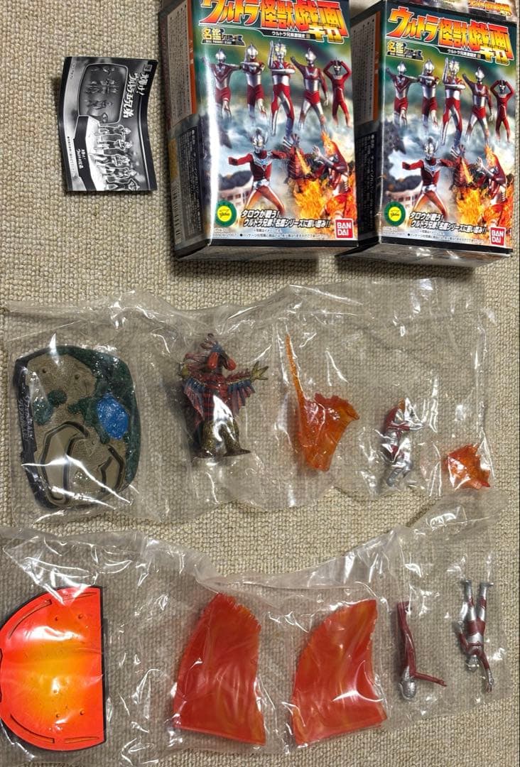 ウルトラ怪獣戯画ギガ ウルトラ兄弟激闘史Ⅲ 2種セット売り　当時物