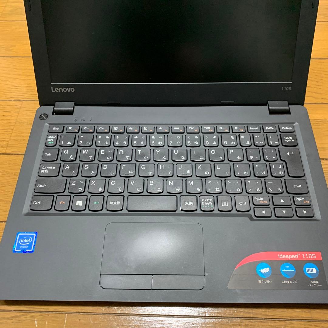 Lenovo ideapad 110S 80WG00EGJP、社外アダプタ