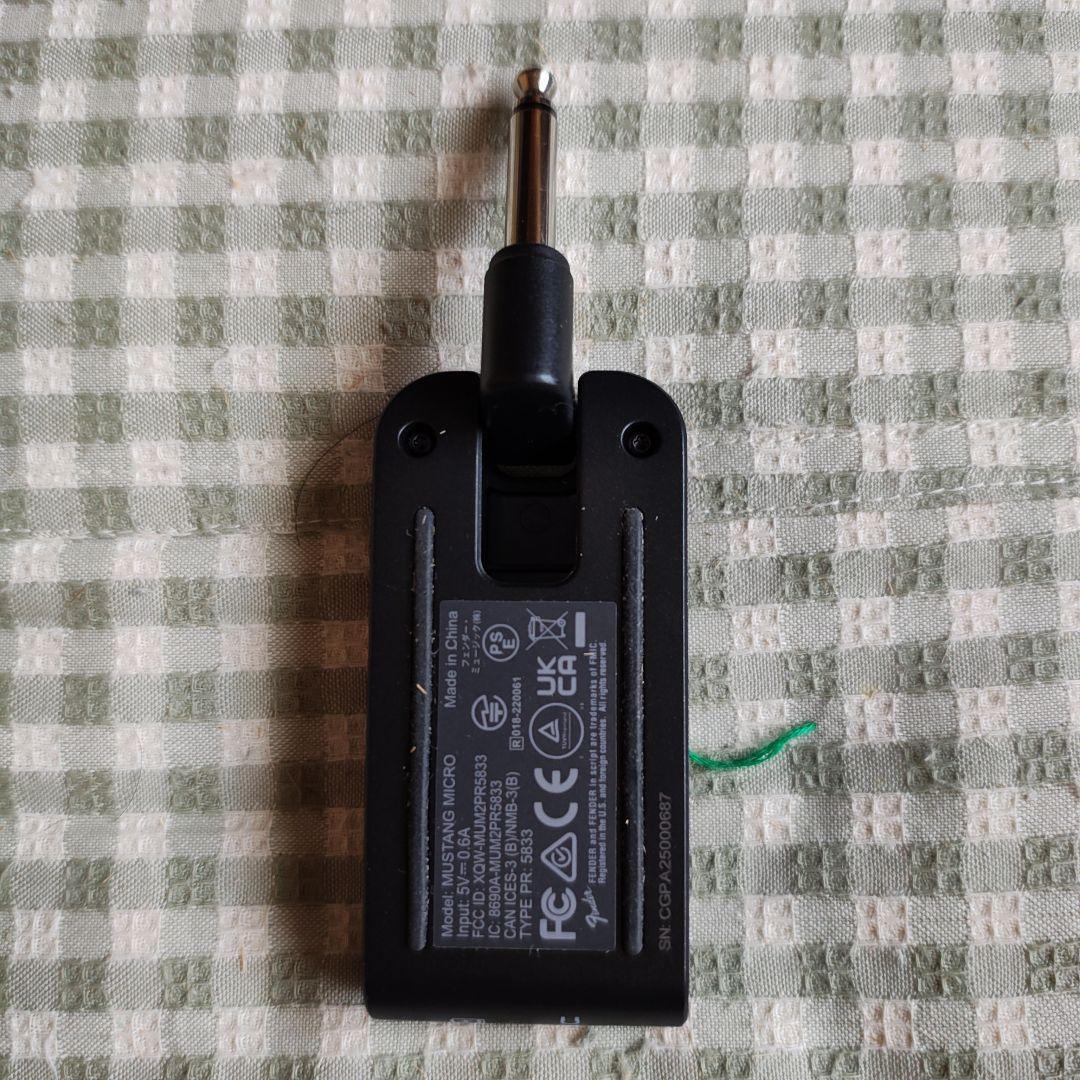 Fender Mustang Micro ギター用ヘッドフォンアンプ 超美品！