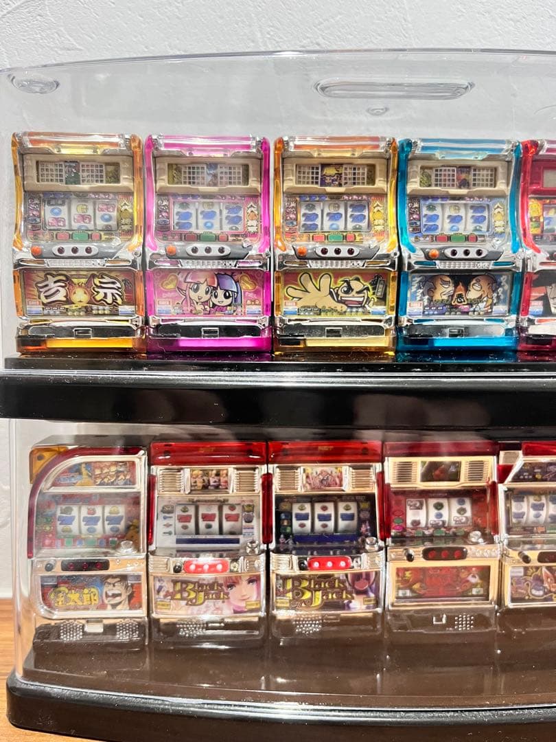 パチスロ魂 パチスロ ミニチュア フィギュア セット ケース付き