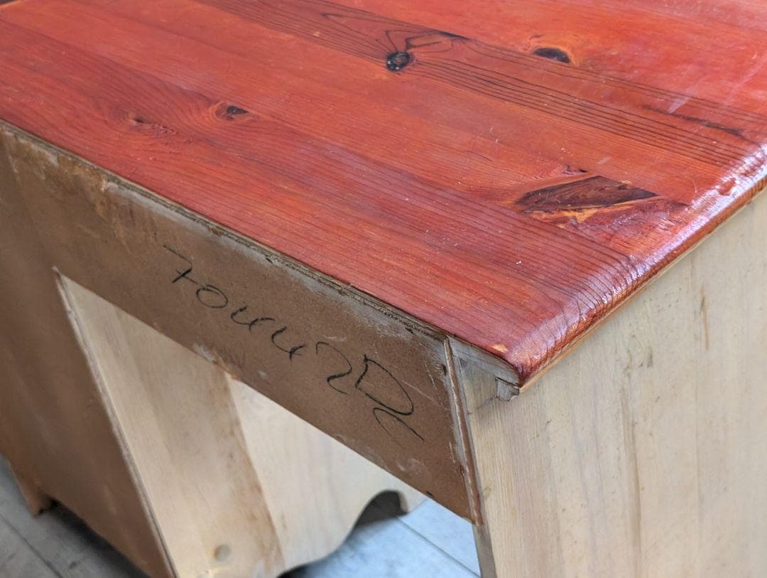 USスタイル　アンティーク　ヴィンテージ　デスク　カントリー調　綺麗な木目　IZ