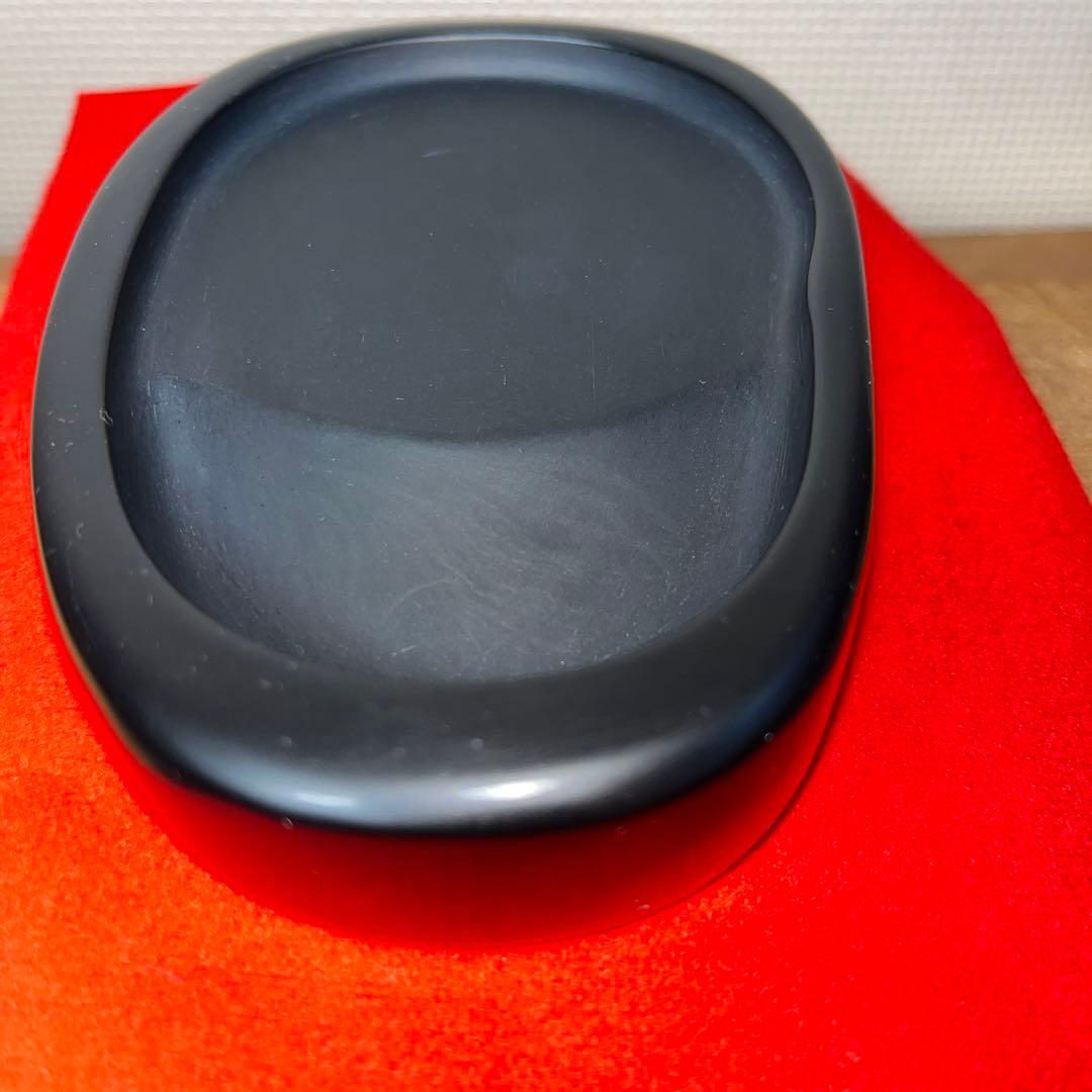 ⭕️希少　那智黒石　玉石　石のささやき　山口光峯　特殊研　皇室献納