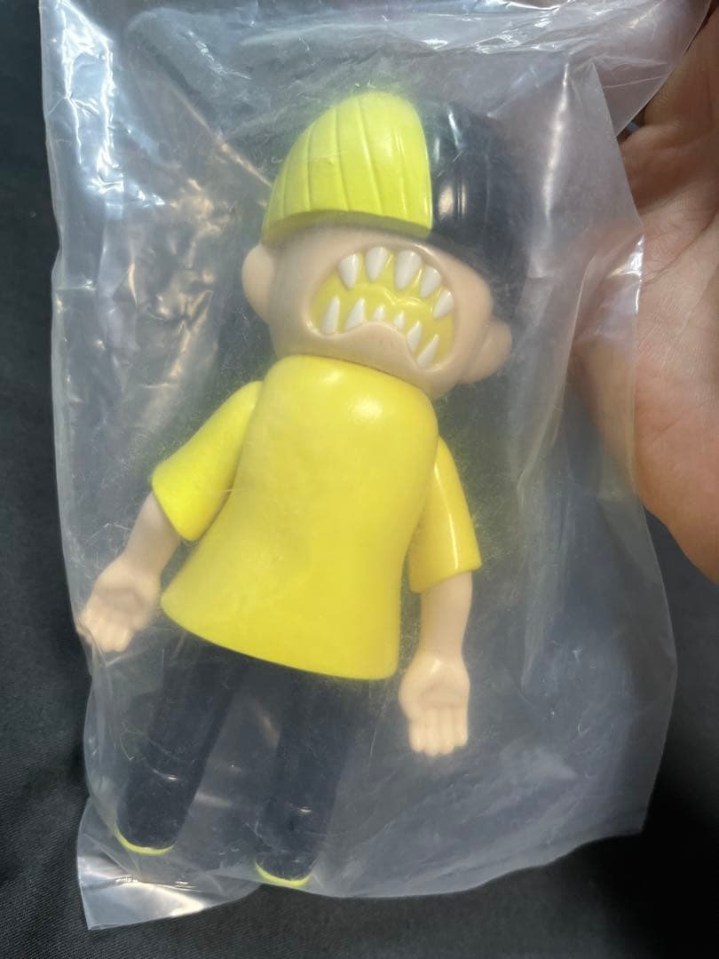 GRAPE BRAIN　にぎるちゃん　のりくん　ソフビ　フィギュア　黄色