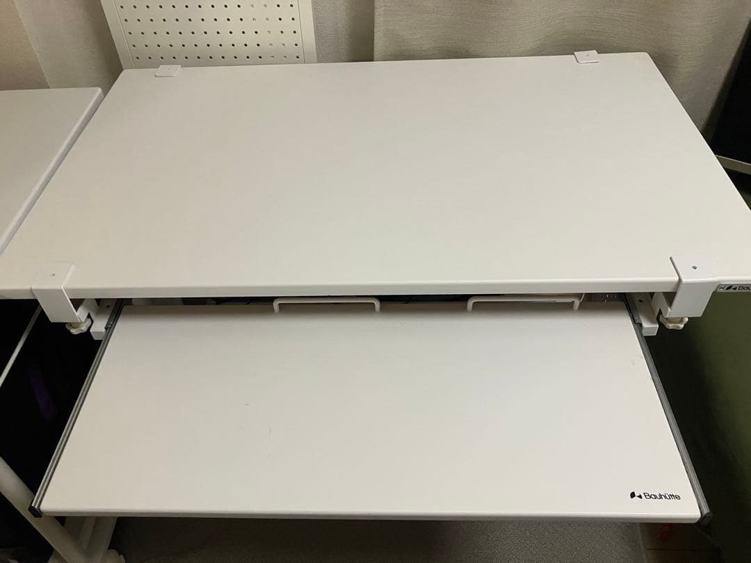 Bauhutte 昇降式デスク＋キーボードスライダー セット