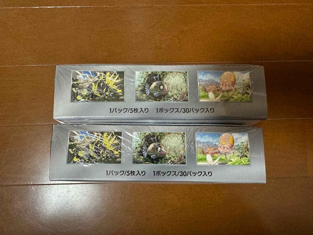 ポケモンカード　未来の一閃　2ボックス　シュリンク付