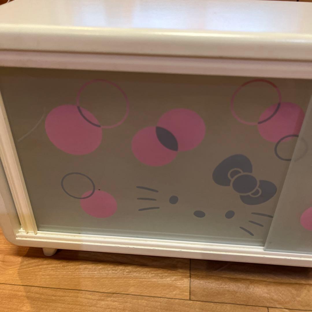 激レア　ハローキティ　木製　小物ケース　　小物収納　平成レトロ