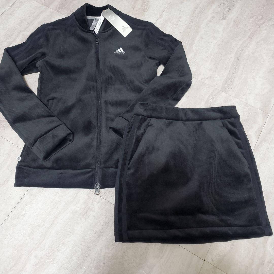 adidas アディダスゴルフ スリーストライプス セットアップ XS