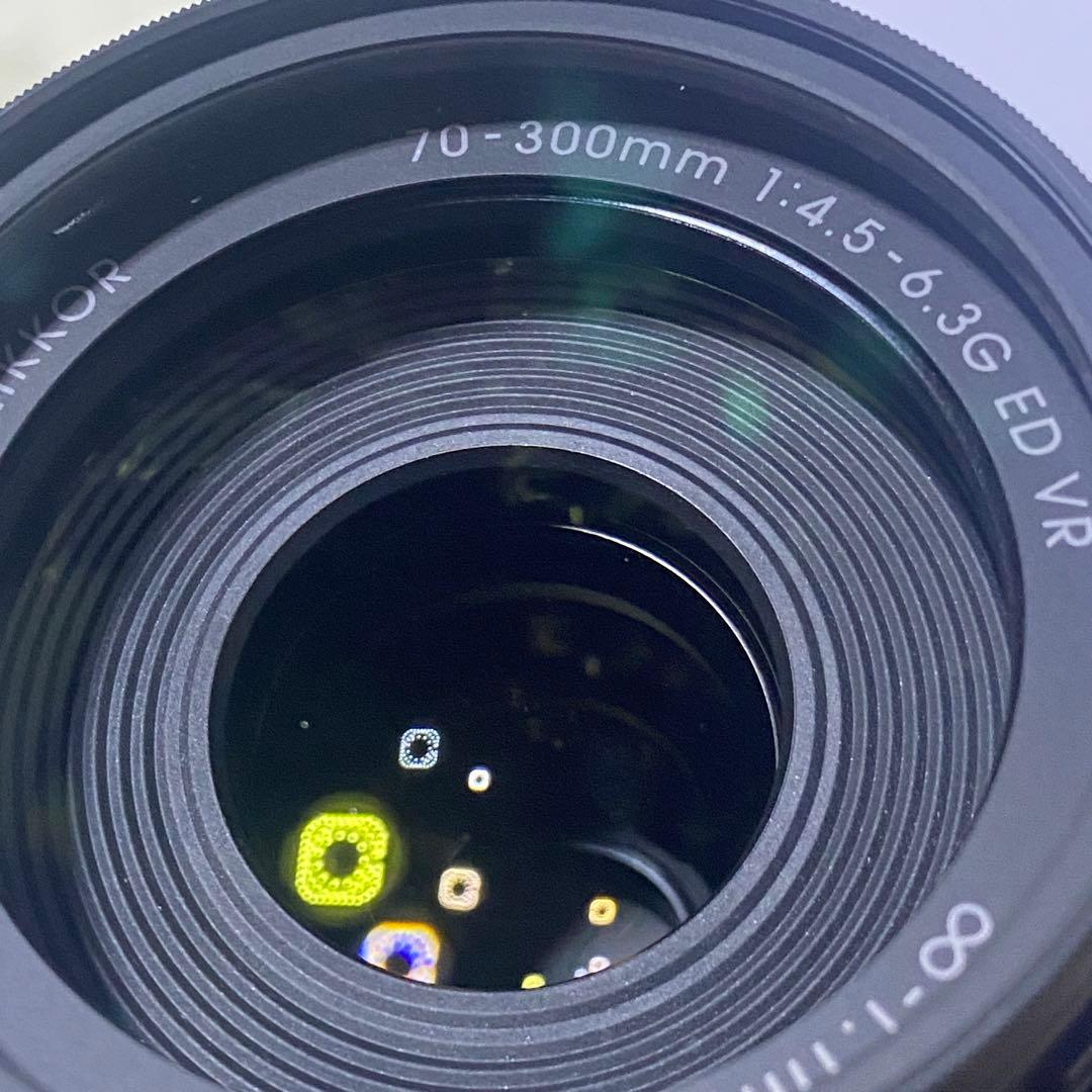 美品❤️Nikon AF-P 70-300mm F4.5-6.3G☆超望遠レンズ