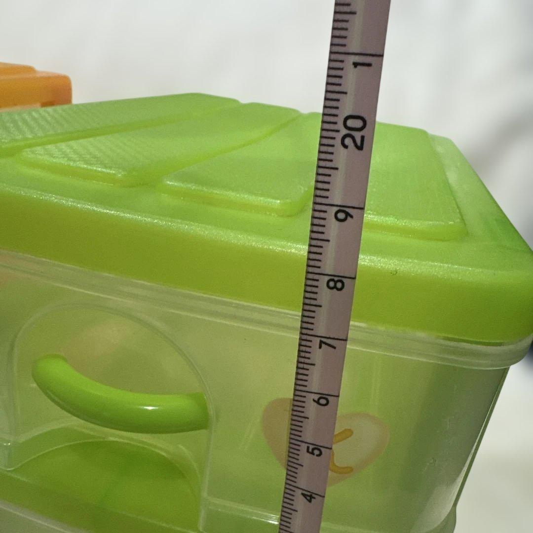 平成レトロ ハローキティ 3段ミニチェスト　オレンジ　グリーン　セット