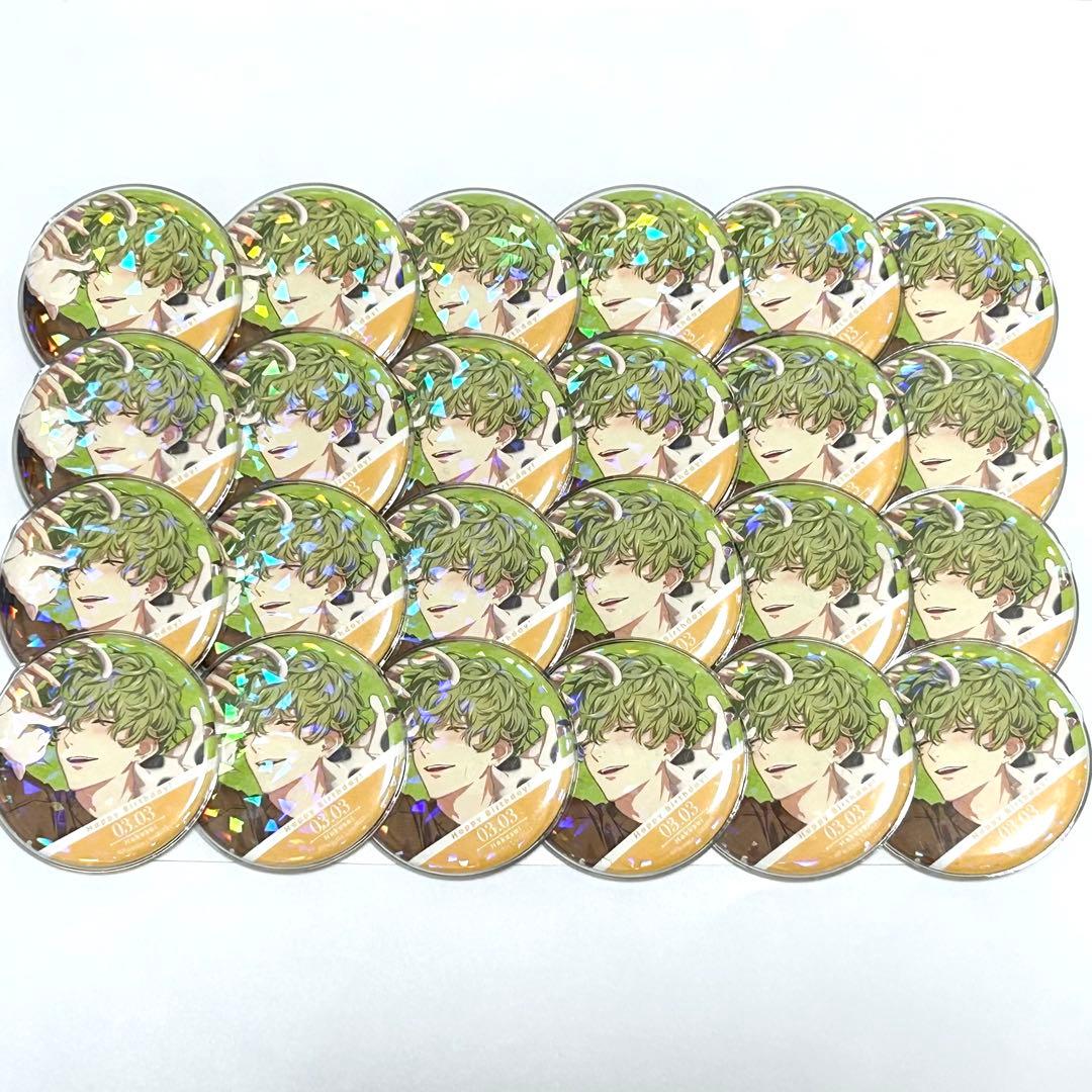 パラライ バースデー 缶バッジ 北斎