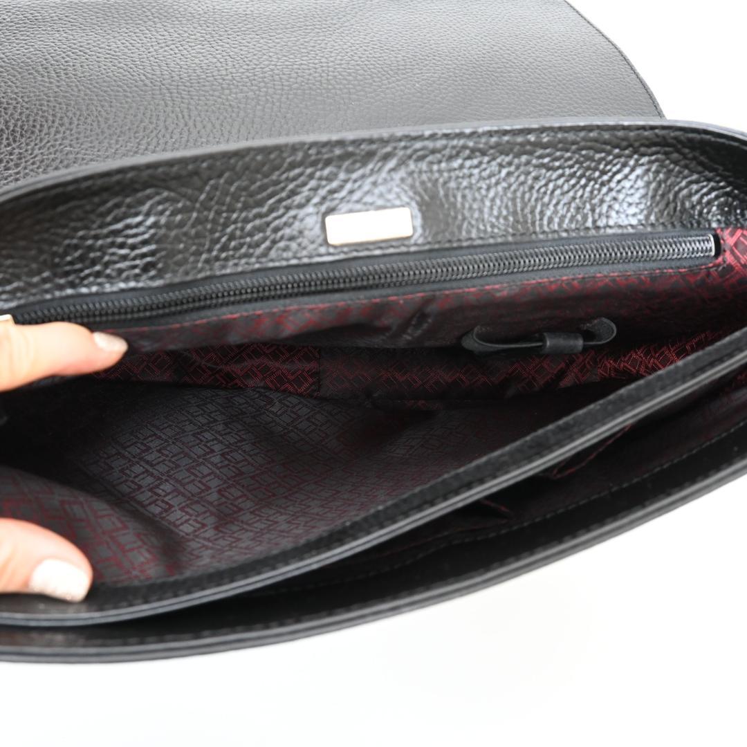 48035★年 ダンヒル ビジネスバッグ ブリーフケース ブラック 牛革*