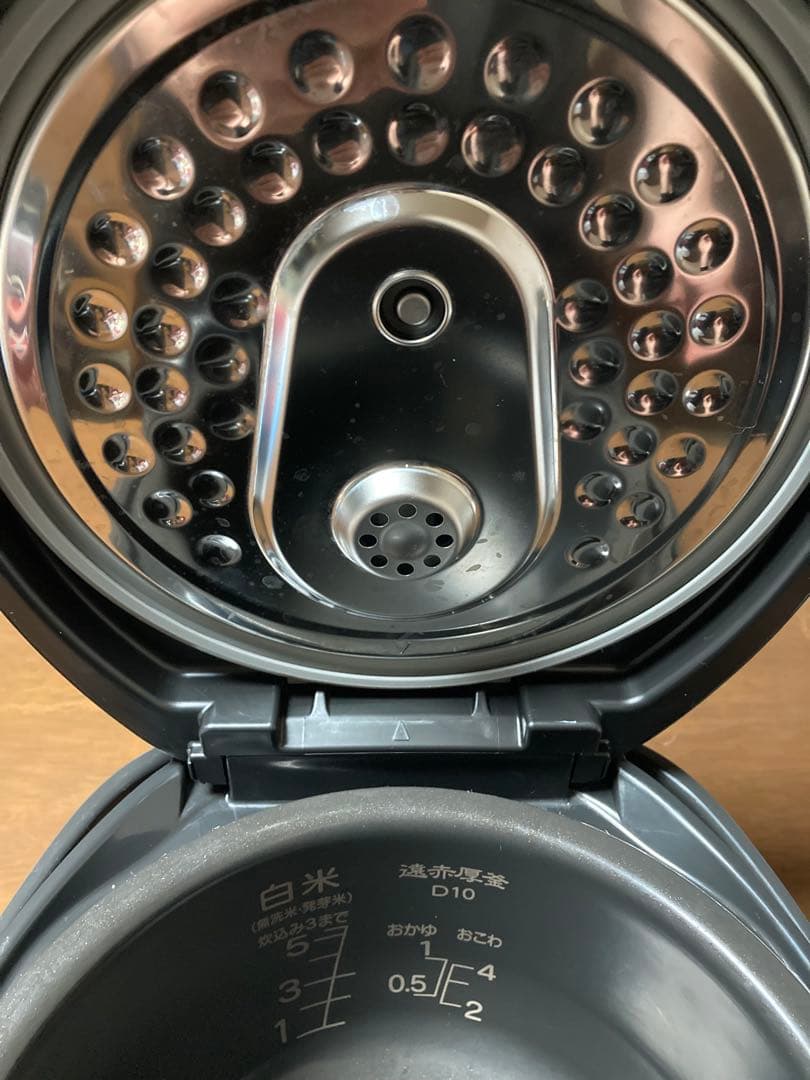 MITSUBISHI IH 炊飯器 シルバー　ほぼ新品　長期自宅保管品　三菱
