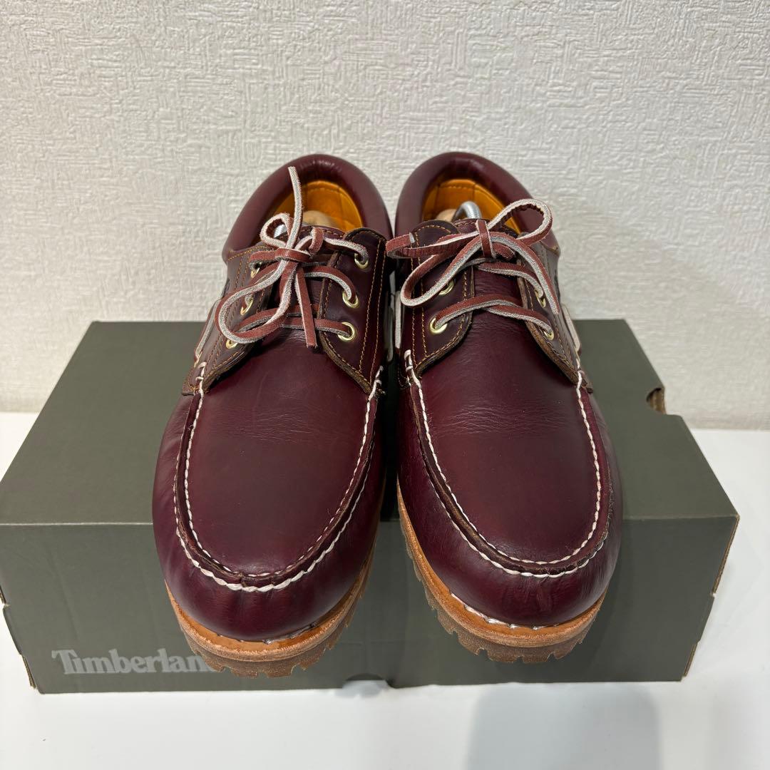 極美品 ティンバーランド モカシン 3 Eye Classic Burgundy