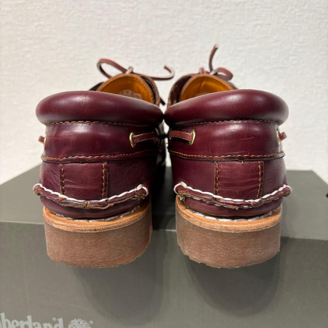 極美品 ティンバーランド モカシン 3 Eye Classic Burgundy