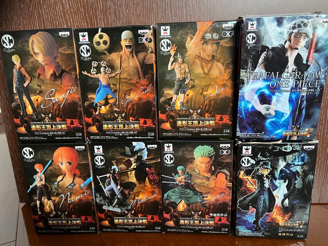 ワンピース 造形王頂上決戦 8点セット 一部開封済