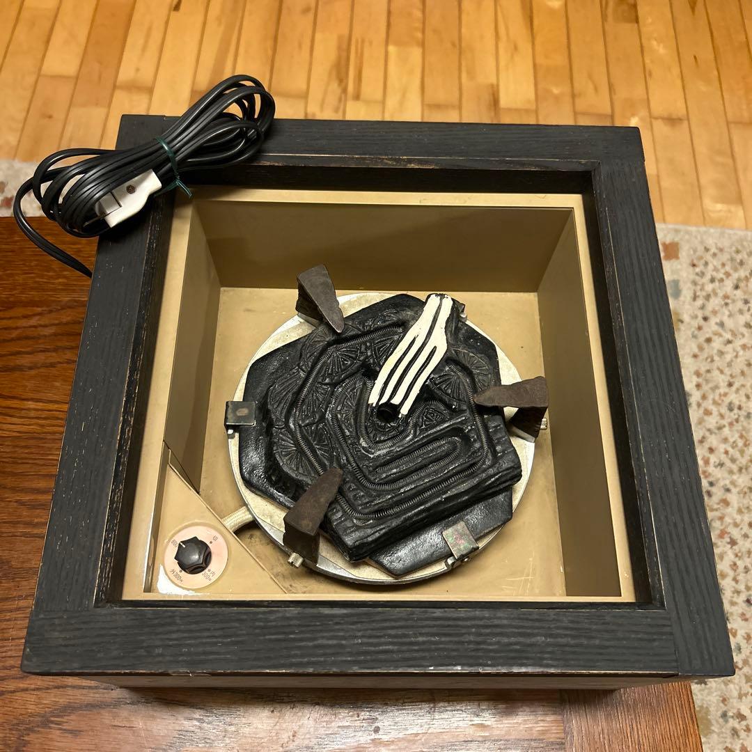 焼杉 置炉 置き炉 野々田 炭型 電熱器