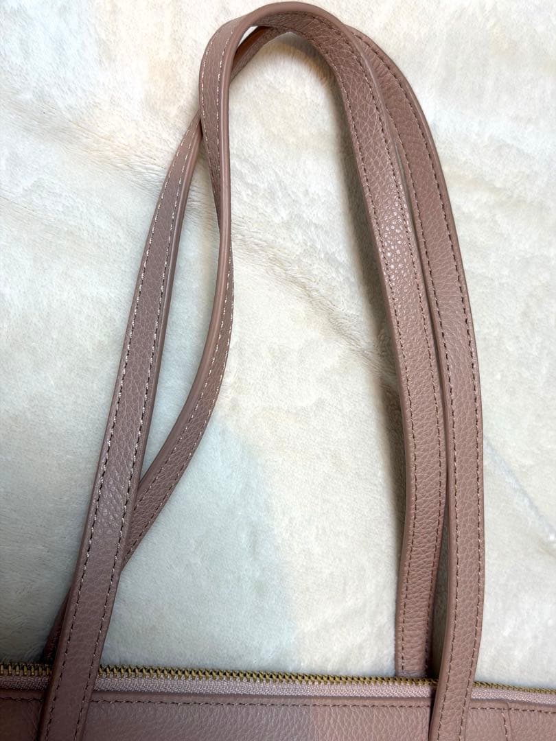 FURLA フルラ　ピンク レザー トートバッグ