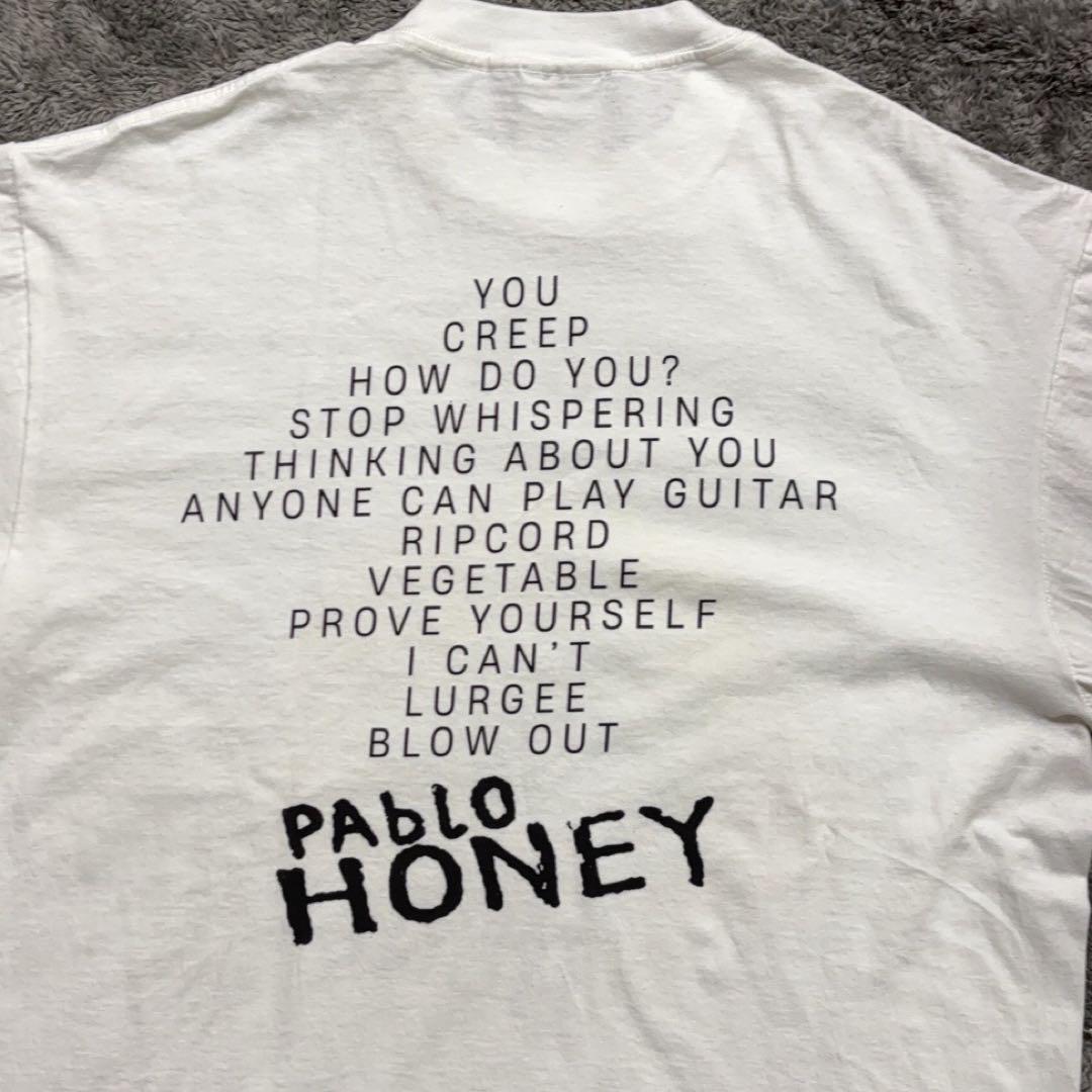 【90s】\"radiohead\" レプリカ シングルステッチ　ビンテージTシャツ