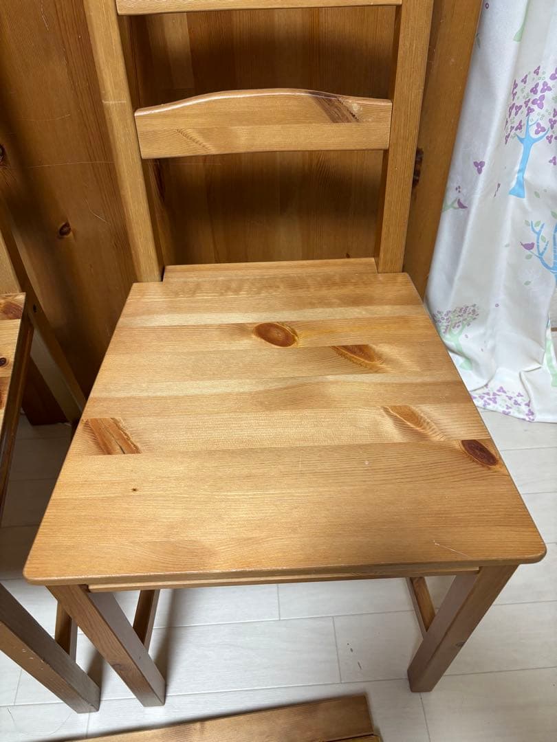 IKEA ダイニングテーブルセット　JOKKMOKK テーブル2台、チェア4脚