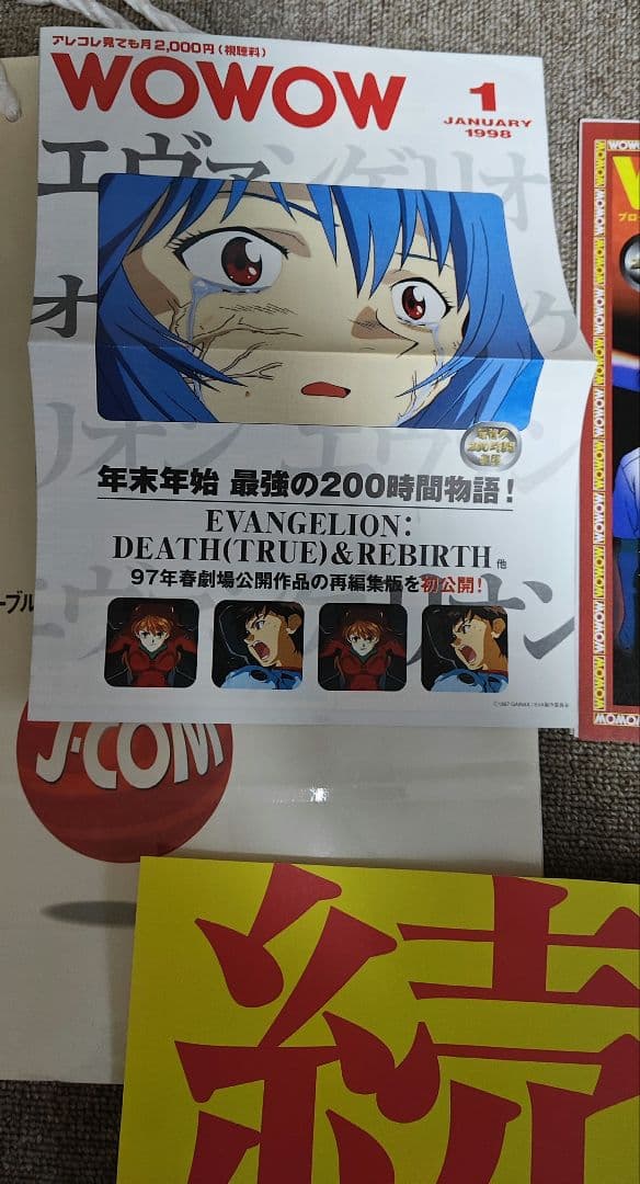 激レア エヴァンゲリオン WOWOW 非売品 ポスター・チラシ冊子