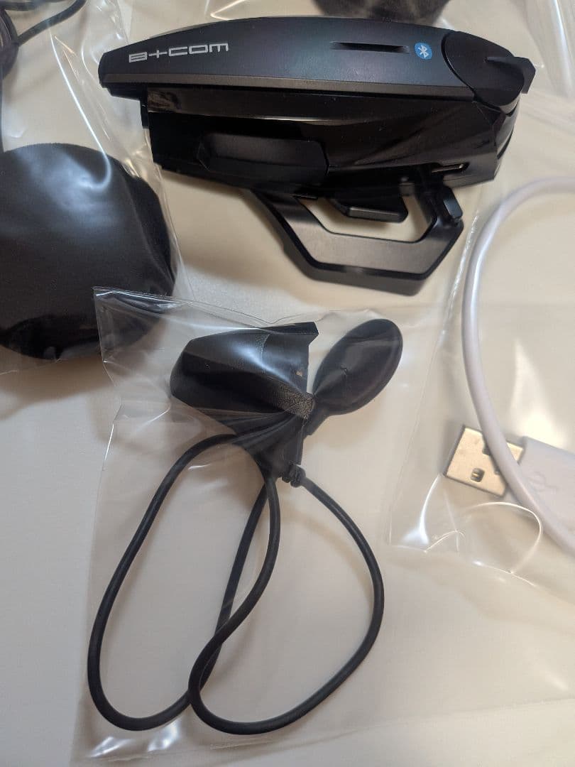 B+COM ビーコム　ビーコムワン　インカム　バイク　ヘルメット　ワイヤーマイク