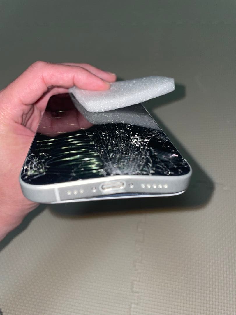 【ジャンク】【SIMフリー】Apple iPhone16 ホワイト512GB