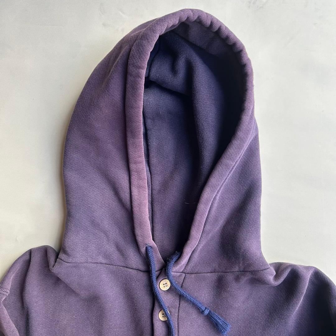 トップス 90's Russell henlyneck hoodie