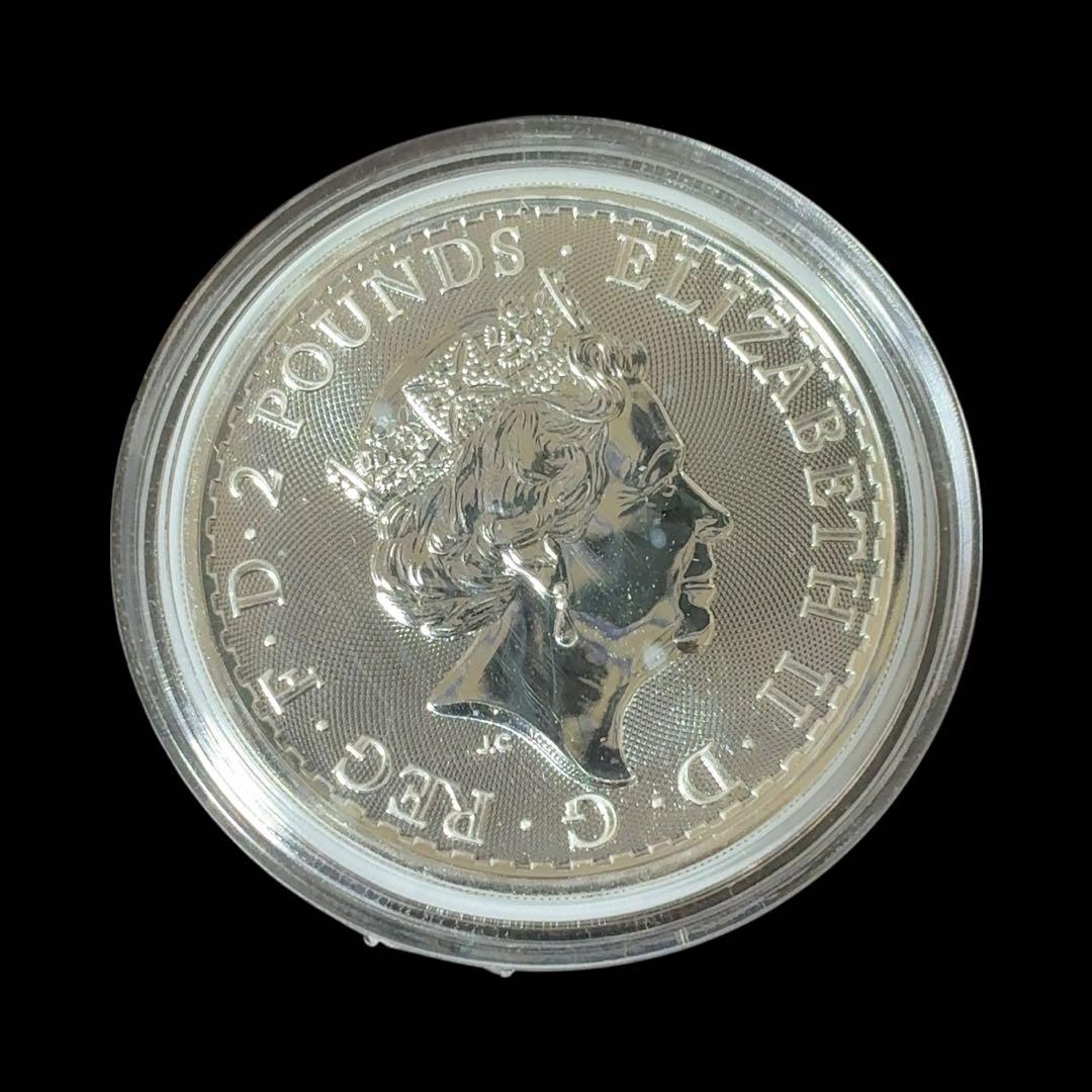 2021年 ブリタニア銀貨 1オンス2枚セット イギリス 造幣局