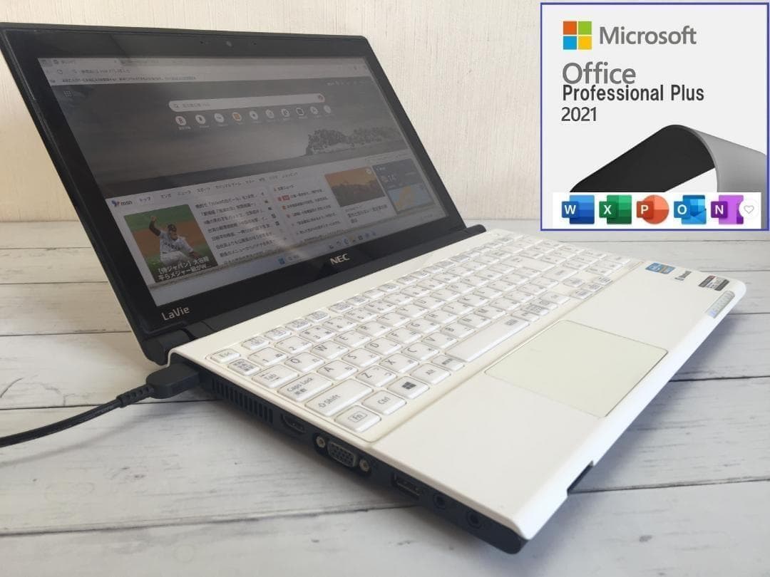 NEC PC-GL206A3AW 13.3型液晶 コンパクト テンキ付きノート